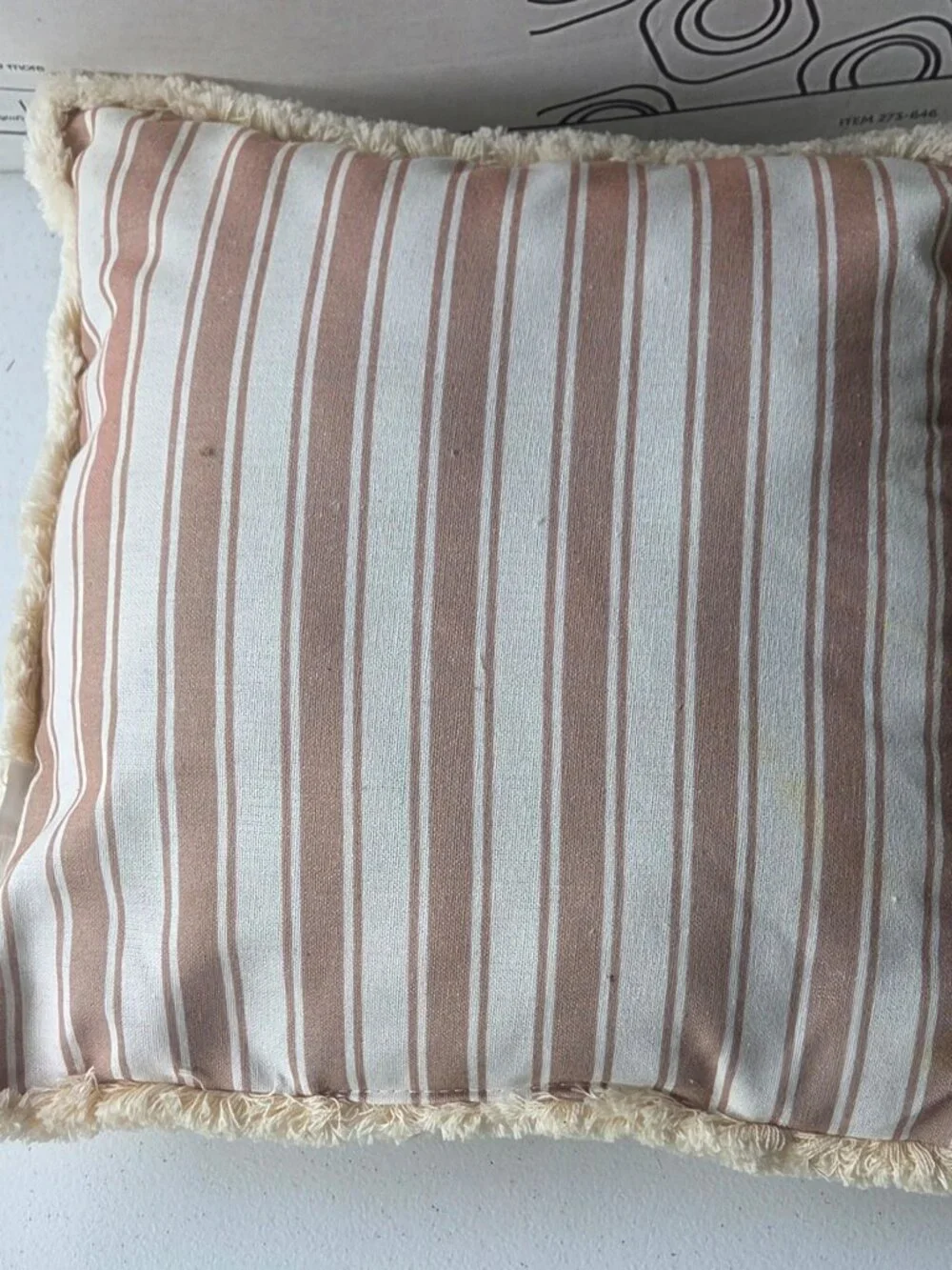 Harvest Fall Throw Pillow White 